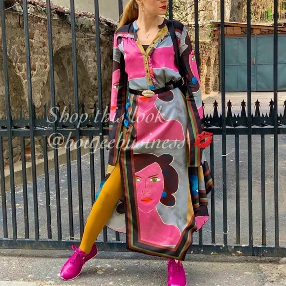 Zara Dresses & Skirts - ZARA Face Print Dress